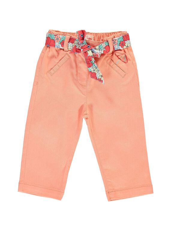 Baby girls' trousers CIBUPAN / 18SG09K1PAN401