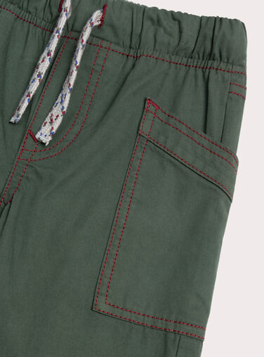 Dark kaki PANTS XOJAPAN / 25W902M1PAN609