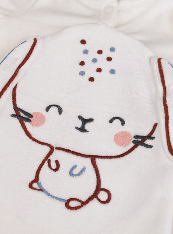 Velvet bunny romper  VOU1GRE4 / 24WF05C3GRE001