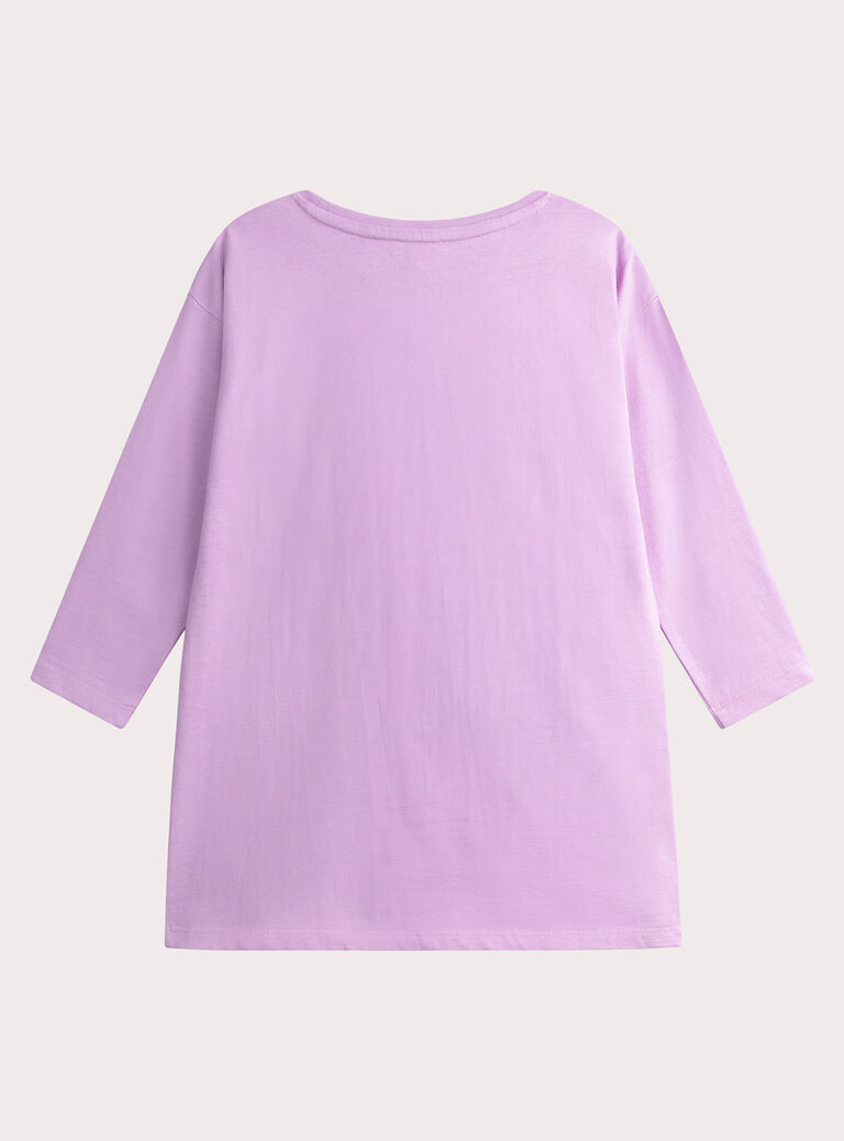 Girls' violet nightdress WEFACHUPAN / 25SH1191CHN320