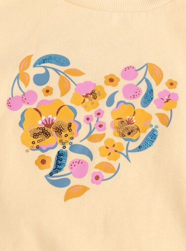 Light yellow SWEAT SHIRT Light yellow SWEAT SHIRT WAPRISWEA / 25S901S1SWEB103