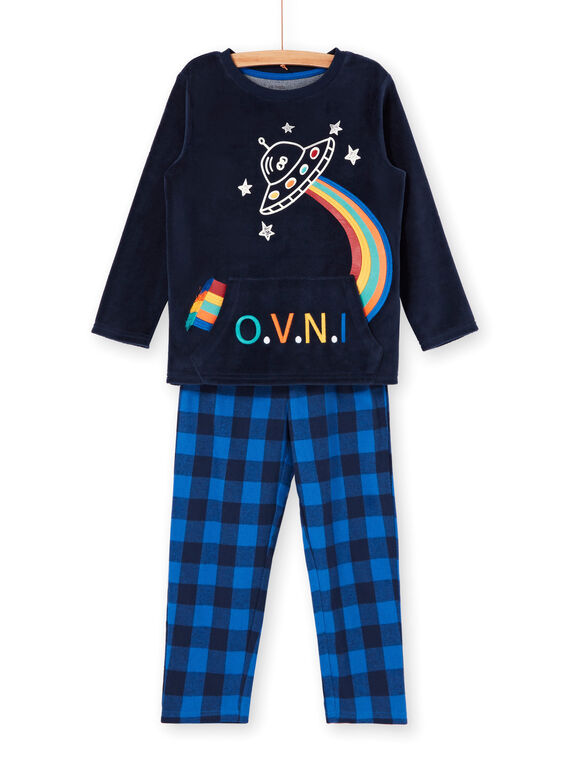Pyjama t-shirt and pants navy blue child boy LEGOPYJSPA / 21SH125BPYJ705