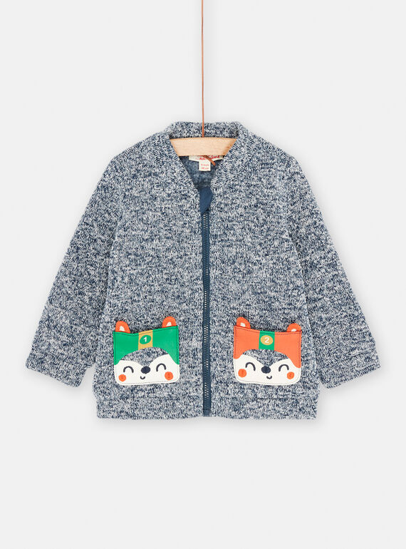 Baby boy ultramarine blue jogging top SUKHOHOJOG / 23WG10Q1JGH707