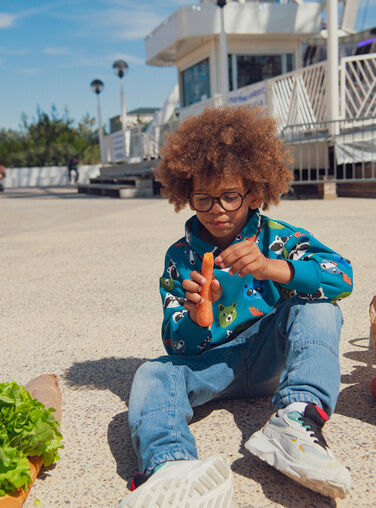 Blue SWEAT SHIRT XOMYSWE / 25W902R1SWEC235