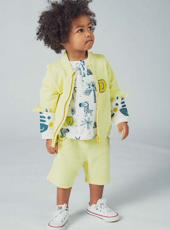 Yellow KIDS CARDIGAN WUPRIGIL / 25SG10S1GIL116