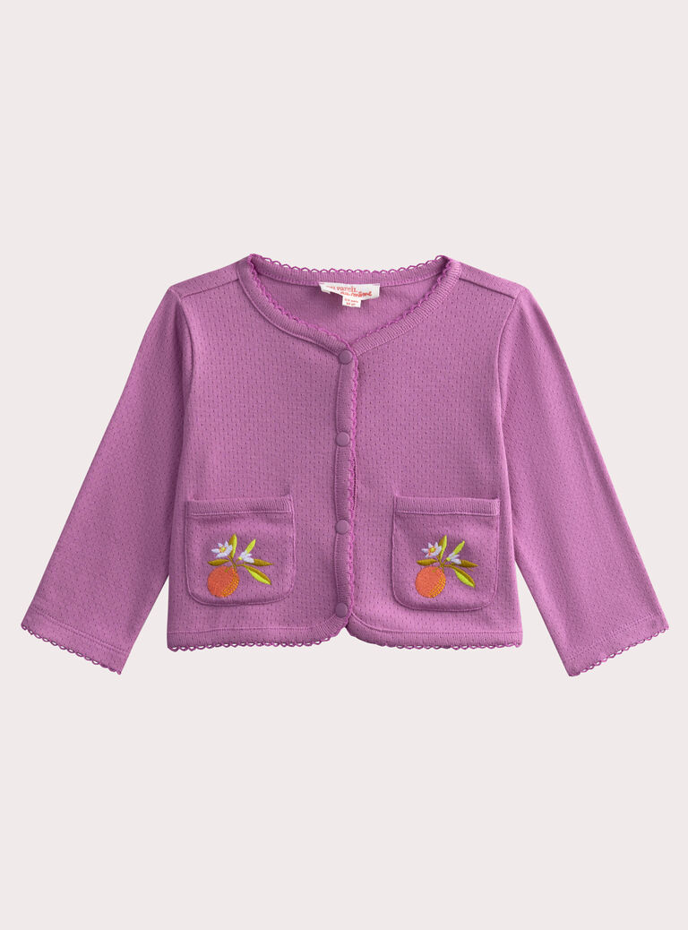 Purple CARDIGAN WILICAR1 / 25SG09T1CAR708