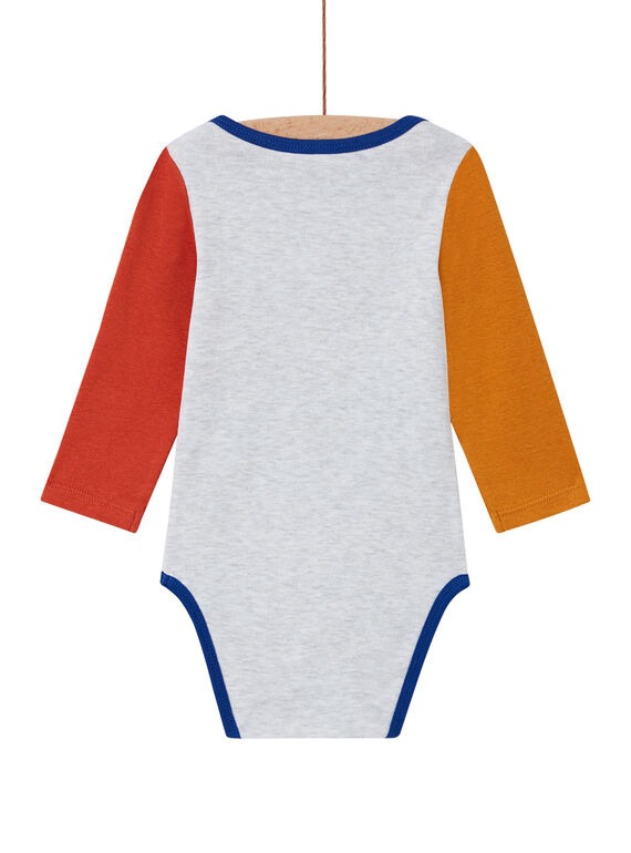 Baby boy's multicolored toucan bodysuit MEGABODTOU / 21WH14C3BDLJ920