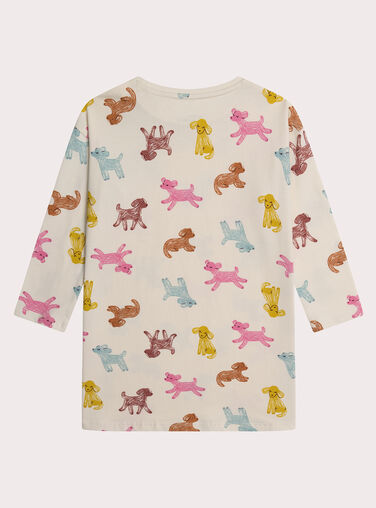 Dark off white NIGHT DRESS XEFACHUDOG / 25WH1131CHN003