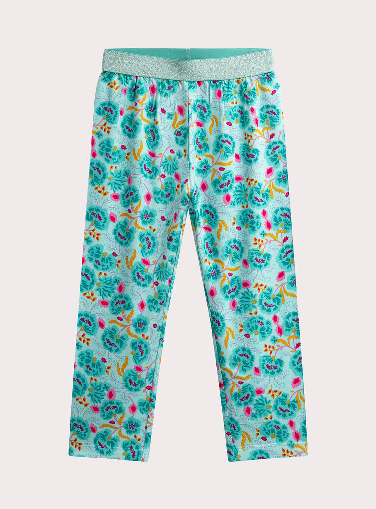 Tropical aniamtion pajamas for girls VEFAPYJBLU / 24WH1174PYJ203