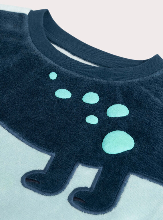 Crocodile animation pajamas for boys  VEGOPYJCRO / 24WH1276PYJ204