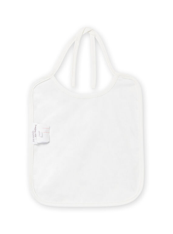 White printed bib birth mixed NOU1BAV3 / 22SF4242BAV000