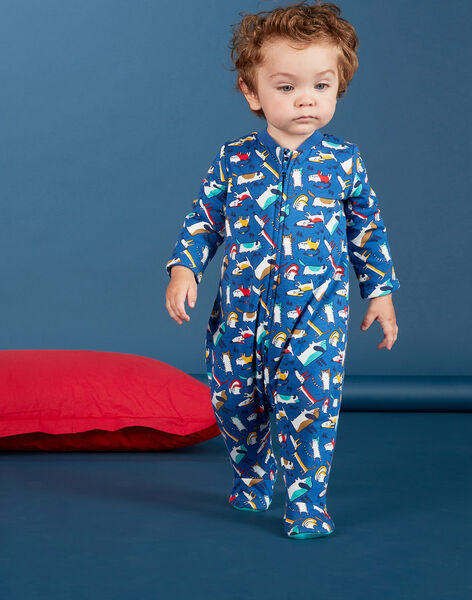 Medium Blue Romper For Baby For Sale On Dpam E Shop
