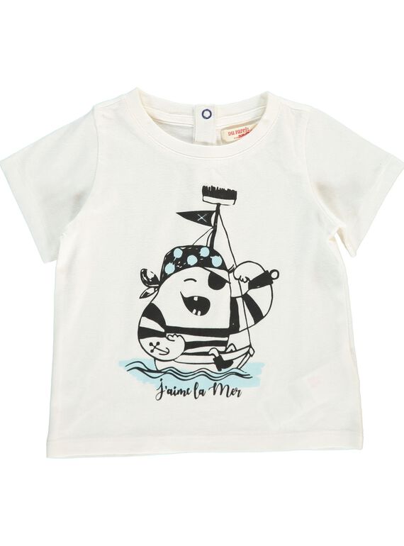 Baby boys' short-sleeved T-shirt CUJOTI4 / 18SG10R4TMC001