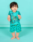 baby boy turquoise outfit NUPLAENS1 / 22SG10K1ENS202