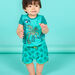baby boy turquoise outfit