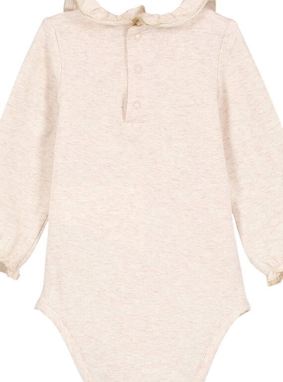 Heathered off white Body suit GITRIBODY / 19WG09J1BOD006