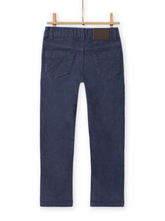 Boy's blue grey plain pants MOJOPAVEL6 / 21W902N1PANJ902