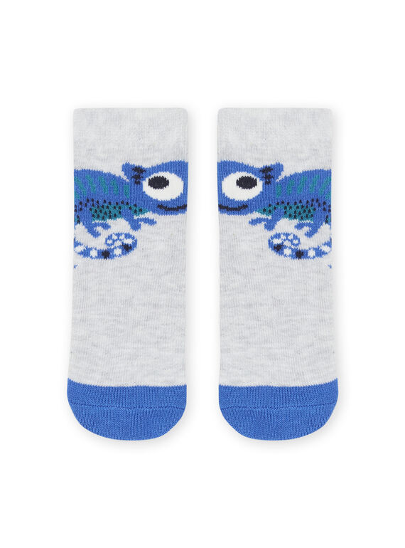 Grey chameleon socks RYUBALCHO1 / 23SI1094SOQ943