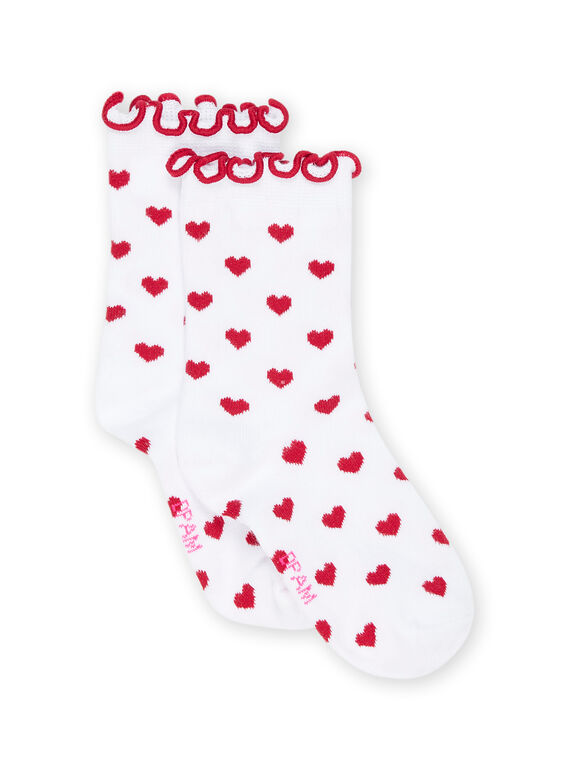 Heart print socks RYAJOSCHO3D / 23SI0175SOQ000