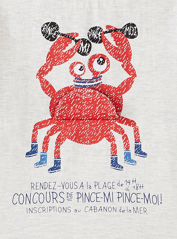 Grey T-shirt JOCEATI2 / 20S902N2TMCJ920