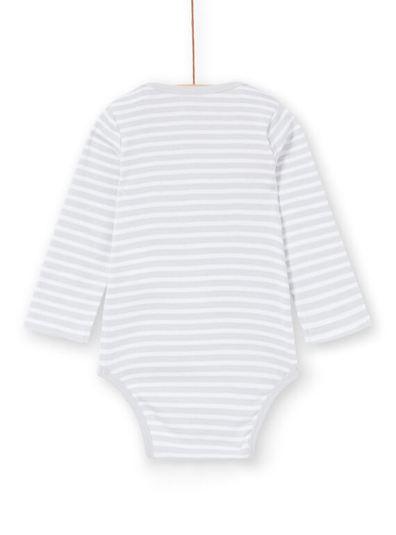 White BODY SUIT LEGABODELE / 21SH1423BDL000