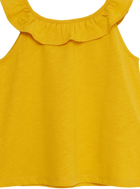 Yellow Tank top JAJODEB4 / 20S901T4D27B104