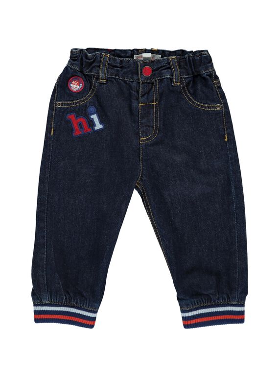 Baby boys' sportswear jeans CUDEJEAN / 18SG10F1JEA704