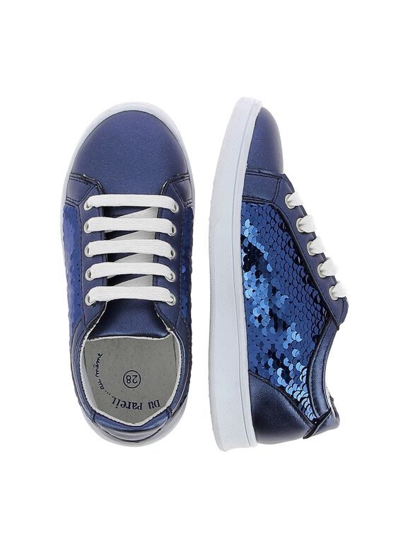 Girls' sequin trainers CFSPORTSEQ / 18SK35A1D14070