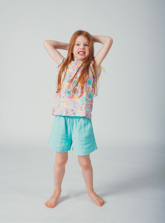 Lagoon blue SHORTS WATISHORT2 / 25S901U1SHO210