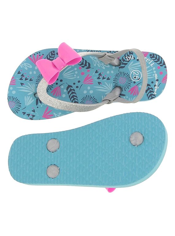 Girls' flip flops CFTONGBOW / 18SK35Z2D01202