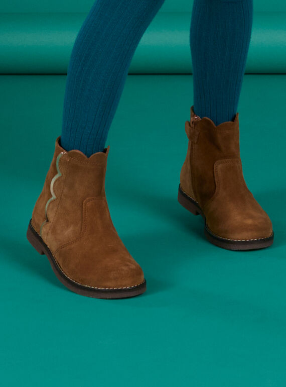 Split leather boots PABOOTCROC / 22XK3581D48804