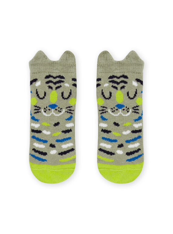 Baby boy animal print socks MYUKACHO / 21WI10I1SOQG622