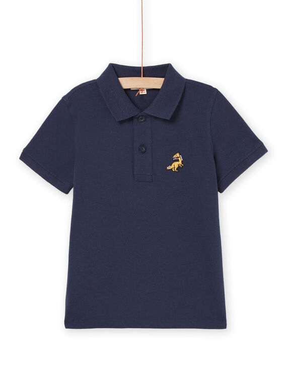 Piqué Polo with Dinosaur Badge ROJOPOL1 / 23S90272POL705