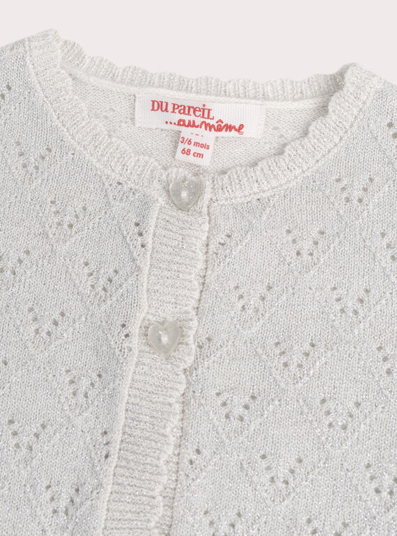 Off white CARDIGAN WIMACAR2 / 25SG0961CAR001