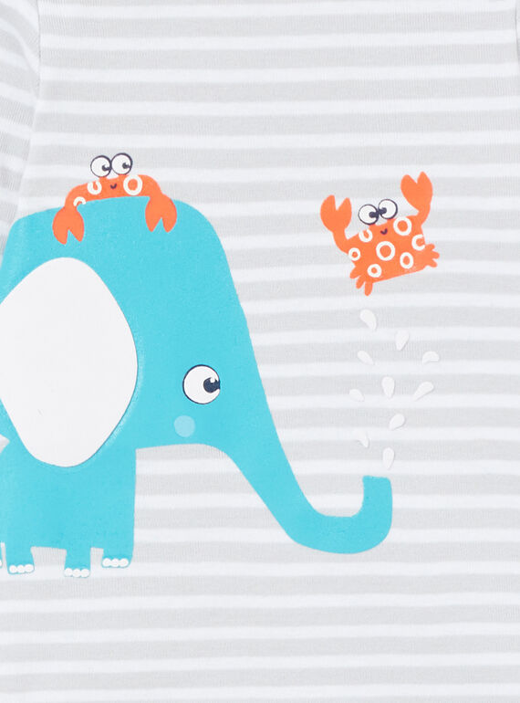 White BODY SUIT LEGABODELE / 21SH1423BDL000