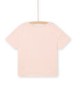 Child girl short sleeve reversible sequin t-shirt NASANTI3 / 22S901S1TMC307