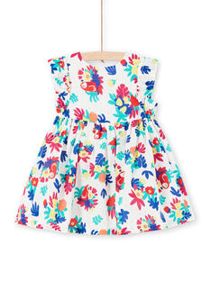 Baby girl's printed wrap dress JIMARROB1 / 20SG09P1ROB000