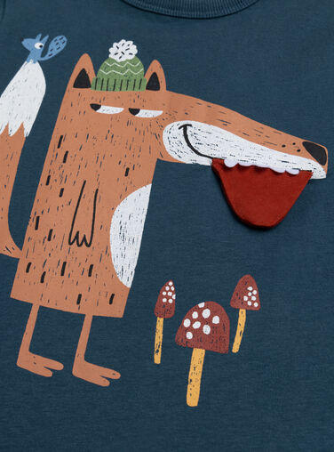 Navy TEE SHIRT LS XOMYTEE2 / 25W902R3TML715