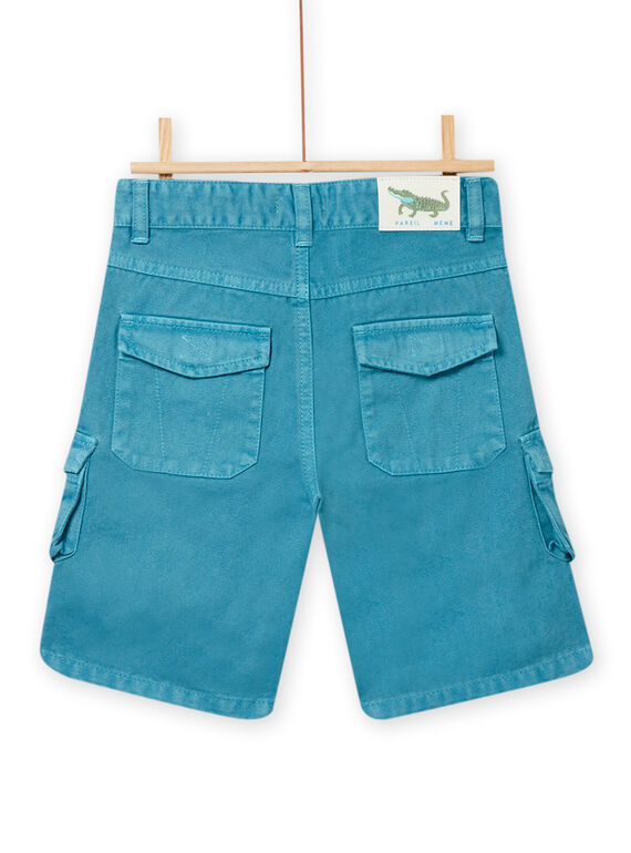 Child boy blue Bermuda shorts NOHOBER4 / 22S902T5BERC211