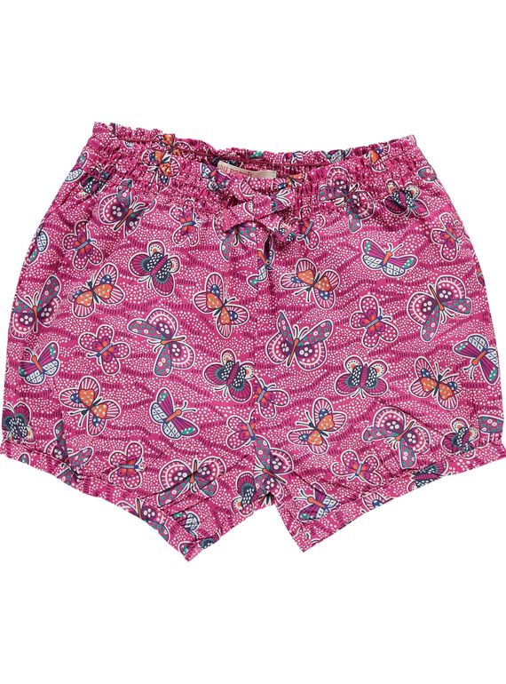 Baby girls' printed shorts CIGAUSHO1 / 18SG09L2SHO099