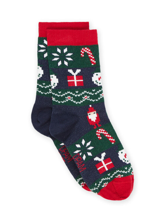Christmas print socks PYONOCHO / 22WI02V2SOQ705