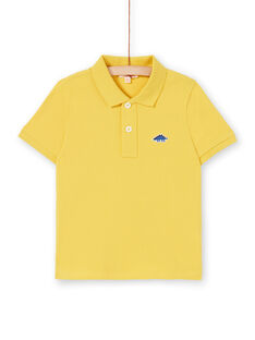 Yellow polo shirt - Boy LOJOPOL5 / 21S90243POL102
