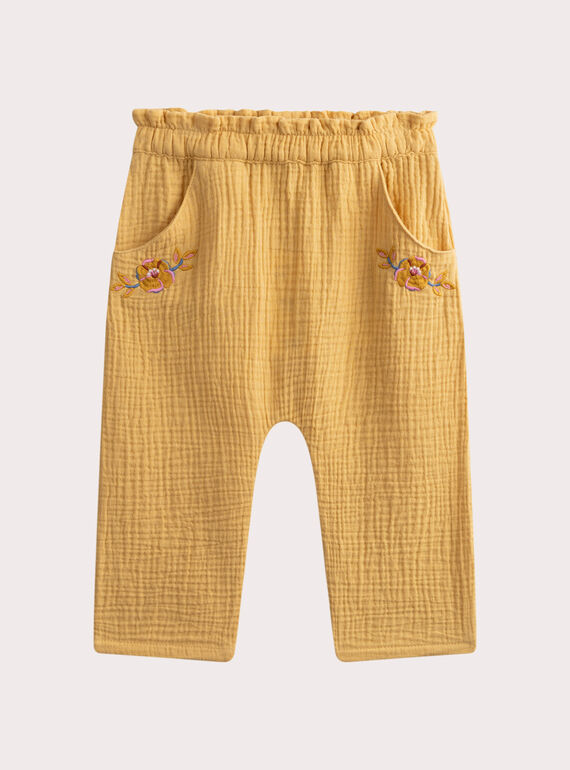 Yellow PANTS WIPRIPAN / 25SG09S1PANB102