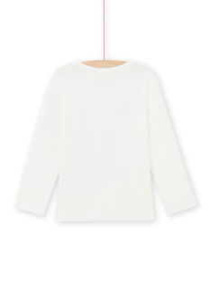 Girl's long sleeve t-shirt with fancy print MAMIXTEE5 / 21W901J1TML001