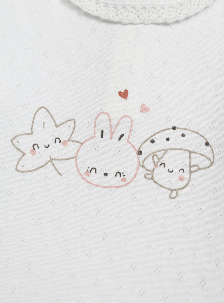 White BODYSUIT XOU2BOD1 / 25WF0361BOD000