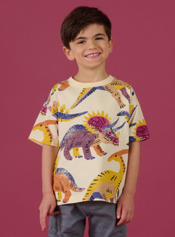 Dinosaur print T-shirt ROMAGTI2 / 23S902T1TMCA002