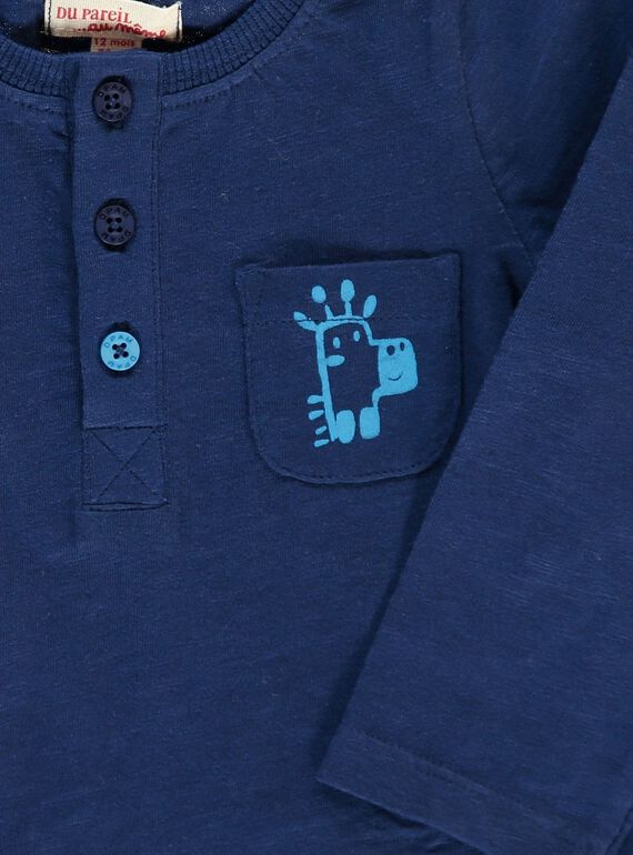 Baby boys' long-sleeved T-shirt CUJOTUN3 / 18SG10R5TML070