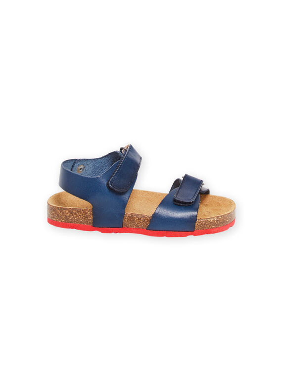 Navy blue sandals child boy NONUGABRIEL / 22KK3642D0E070
