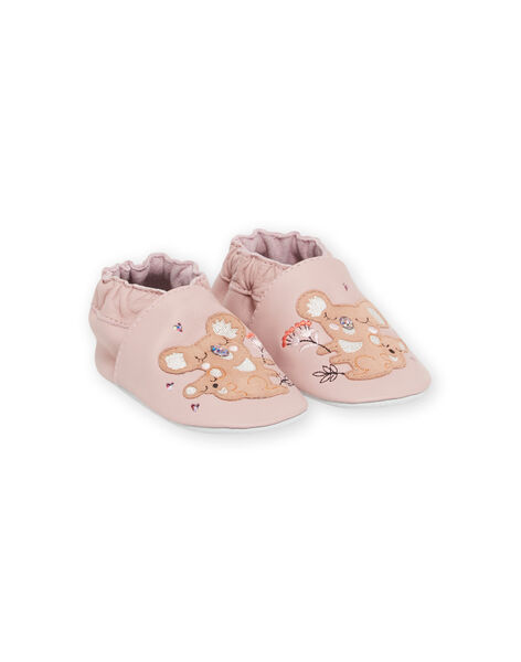 Pink baby girl koala slippers NICHOSKOALA / 22KK3723D3S030