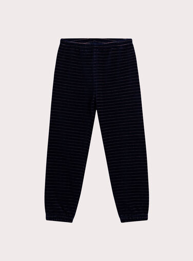 Phosphorescent velvet pajamas for girls  VEFAPYJBLE / 24WH1194PYJ070